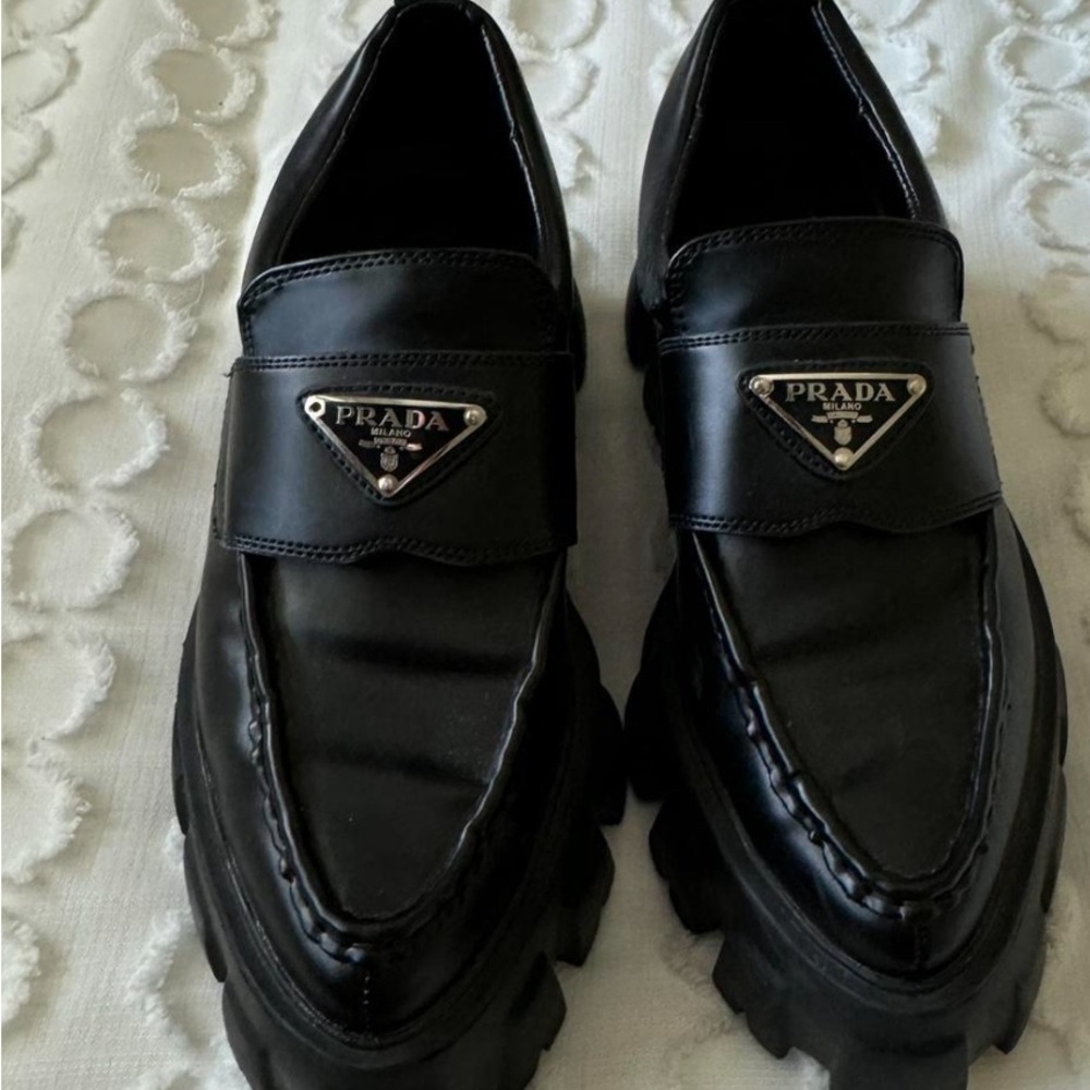 - Prada Platform black shoes